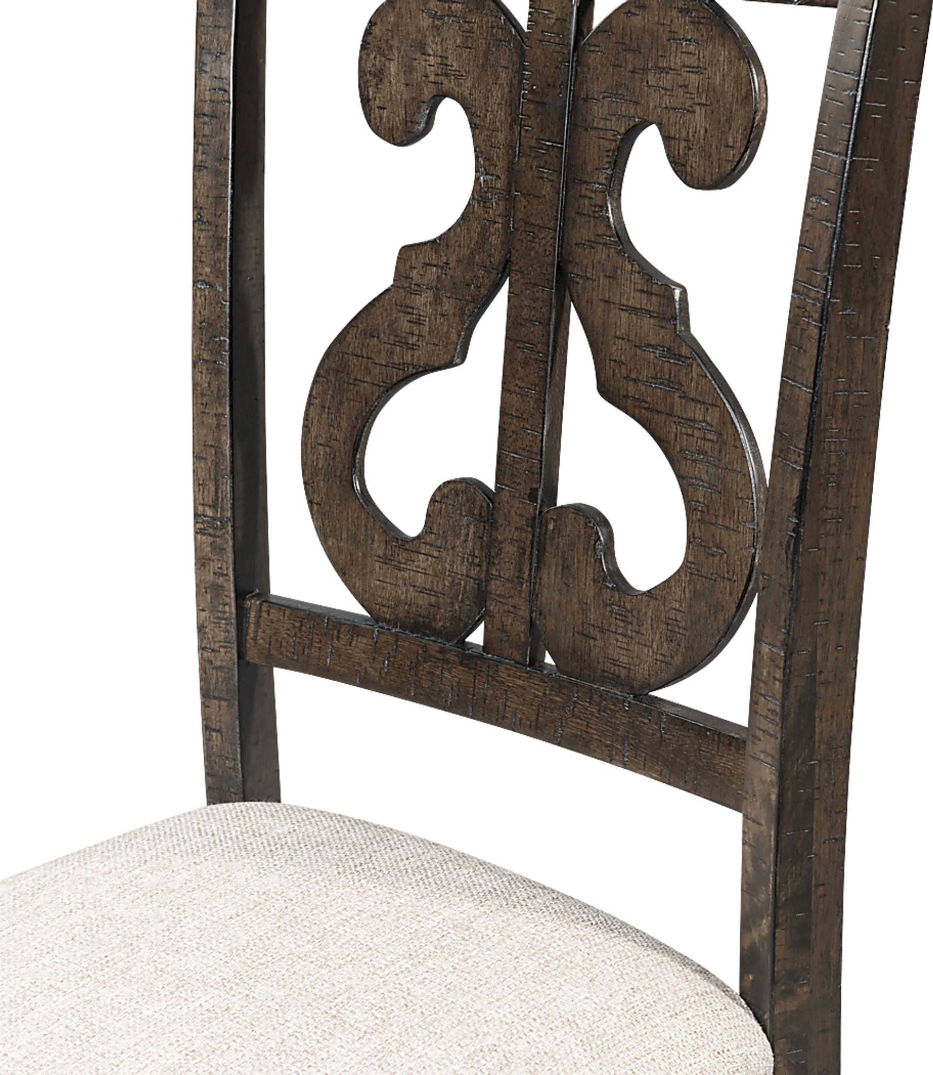Foalgarth Brown Side Chair Set - Image 7