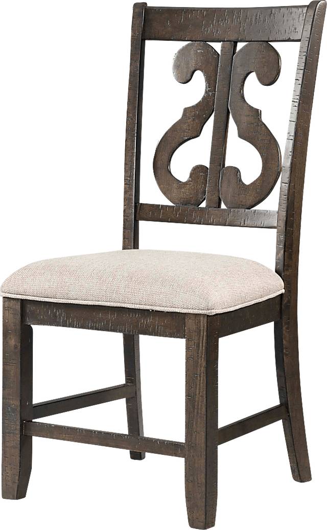 Foalgarth Brown Side Chair Set - Thumbnail - Image 9