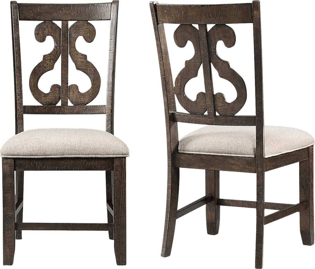Foalgarth Brown Side Chair Set