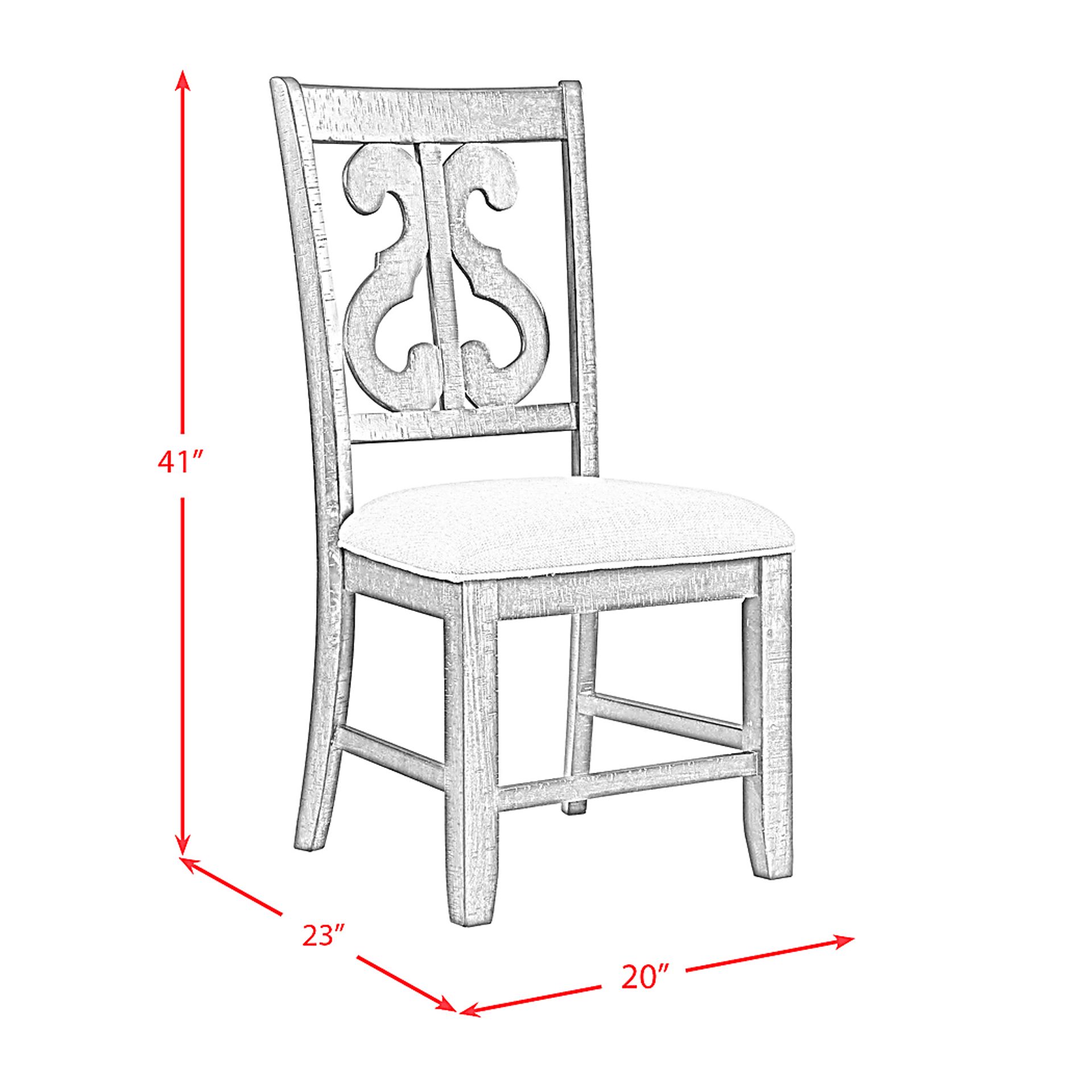 Foalgarth Taupe Side Chair Set - Image 12