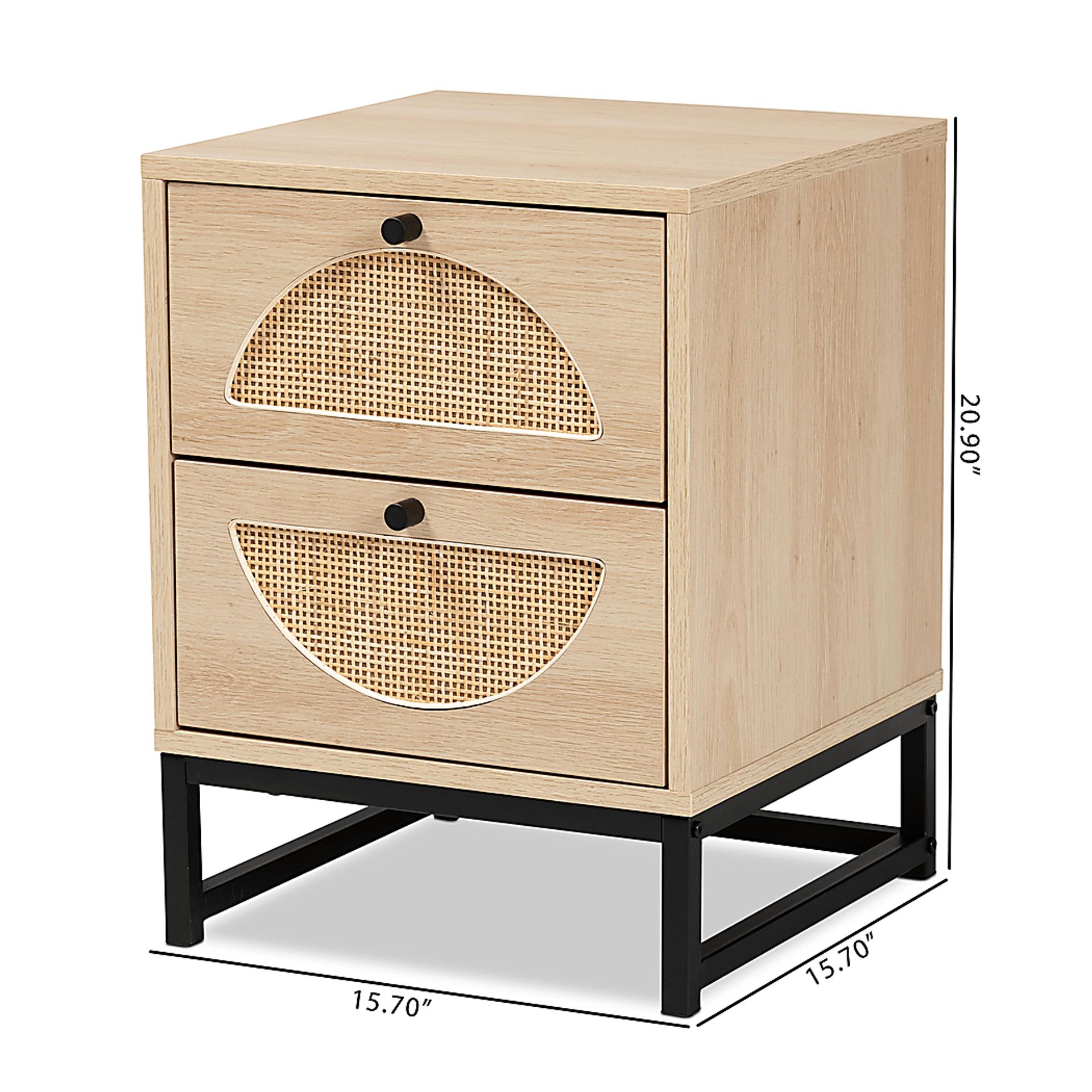 Foch Light Brown Nightstand - Image 7
