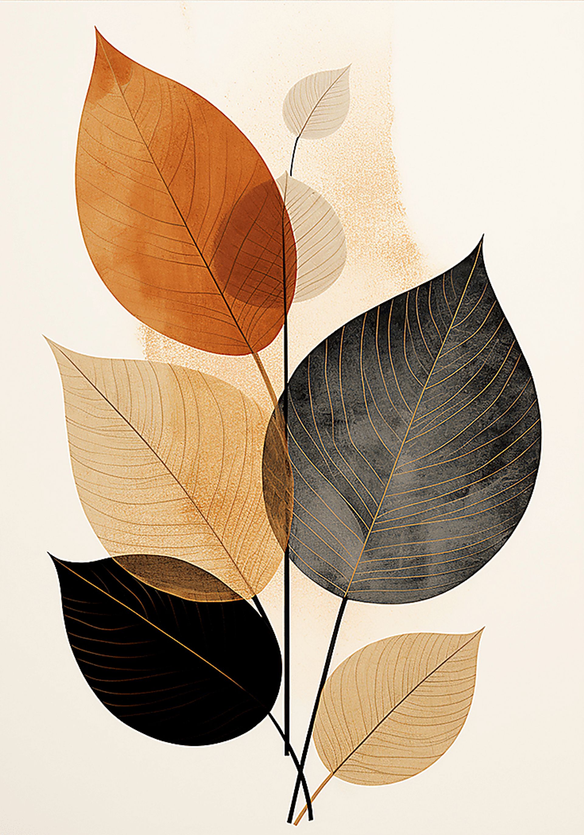 Focht Beige Artwork - Image 1