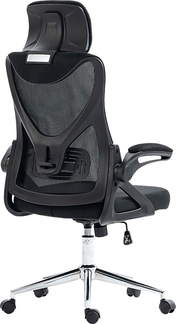Focilo Black Office Chair - Thumbnail 4