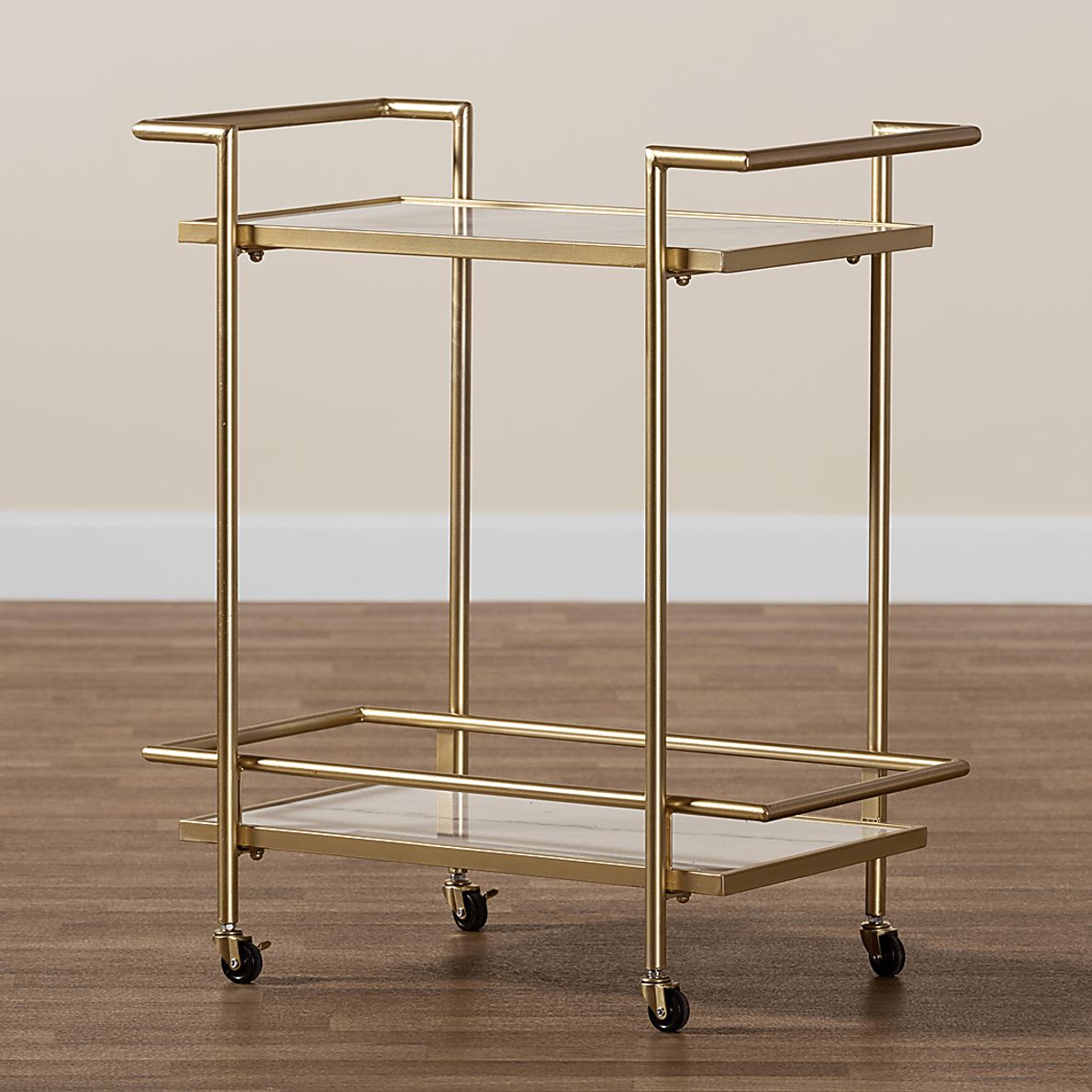 Foeller Gold Bar Cart