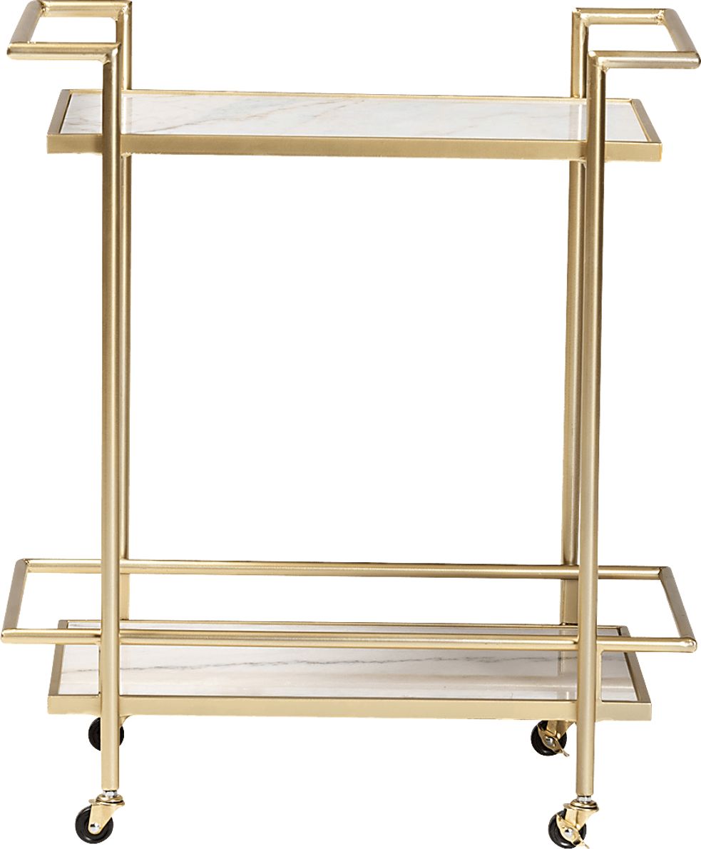 Foeller Gold Bar Cart