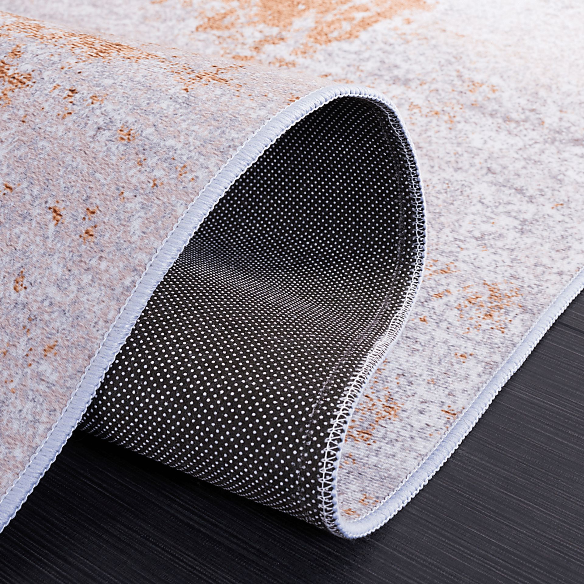 Fogven Gray/Rust 5' x 8' Rug - Image 3