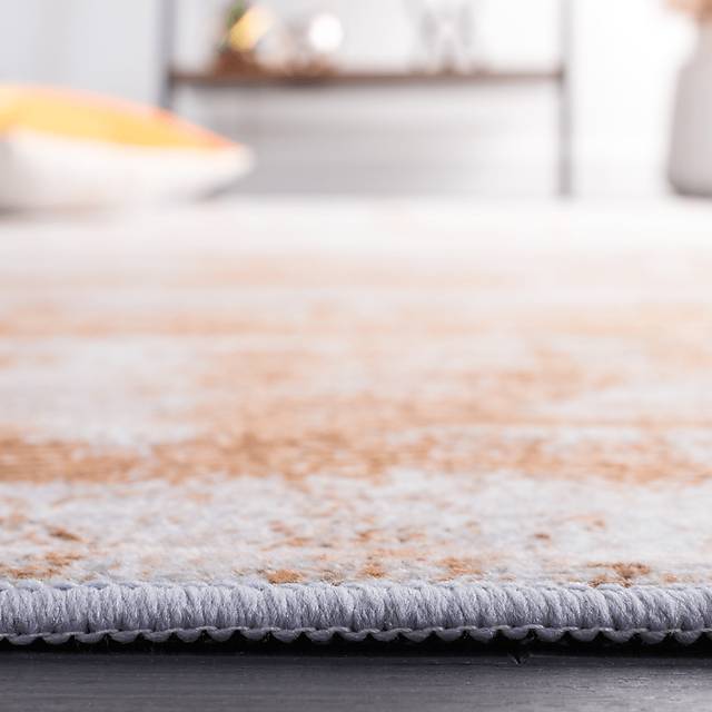 Fogven Gray/Rust 5' x 8' Rug - Thumbnail - Image 4
