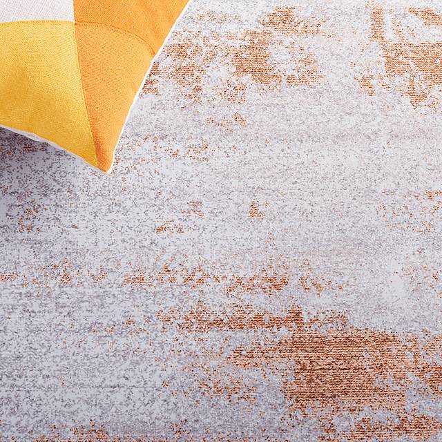 Fogven Gray/Rust 5' x 8' Rug - Thumbnail - Image 6