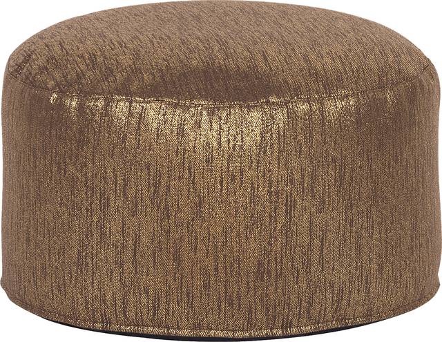 Foleshill Brown Pouf - Thumbnail - Image 1
