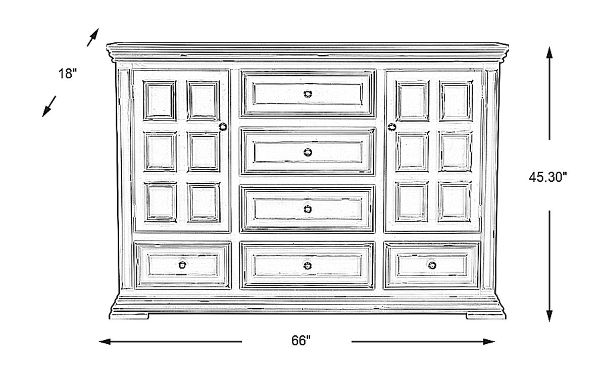 Folkston Bay Black Dresser Rooms To Go