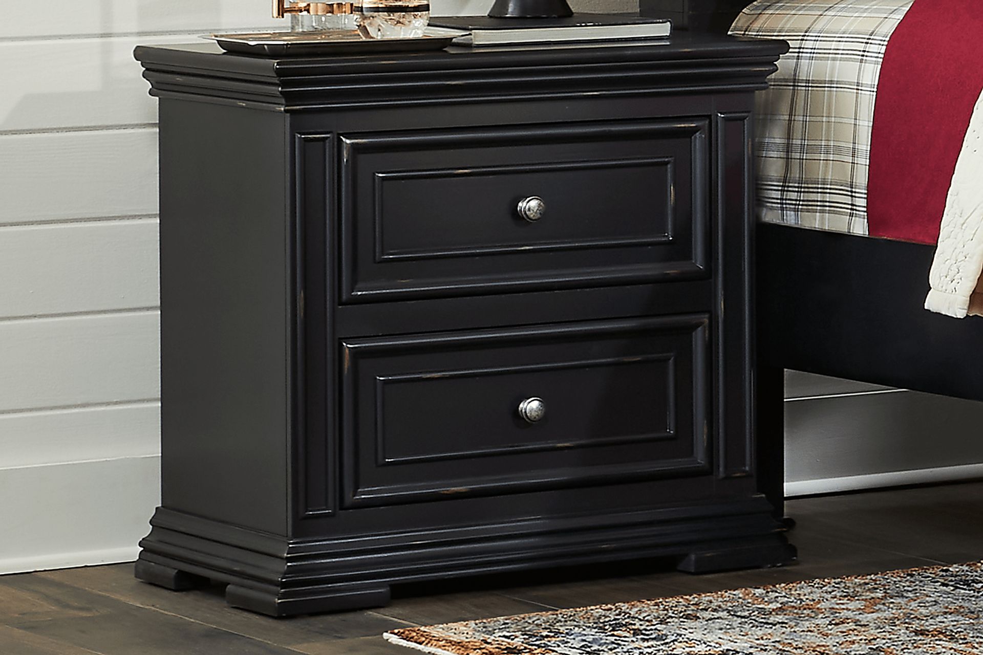 Folkston Bay Black Nightstand - Image 4