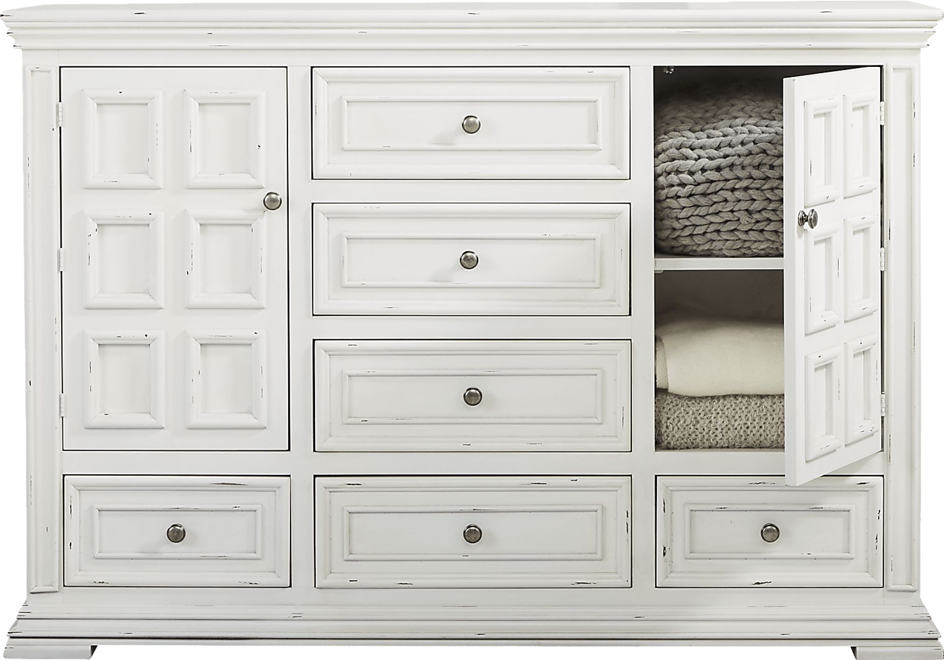 Folkston Bay White 5 Pc Queen Bedroom - Image 6