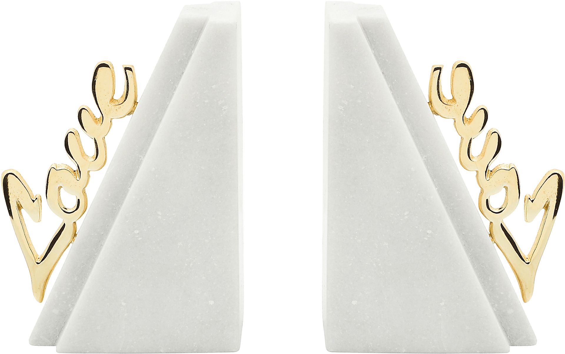 Folkstone White Bookends - Image 2