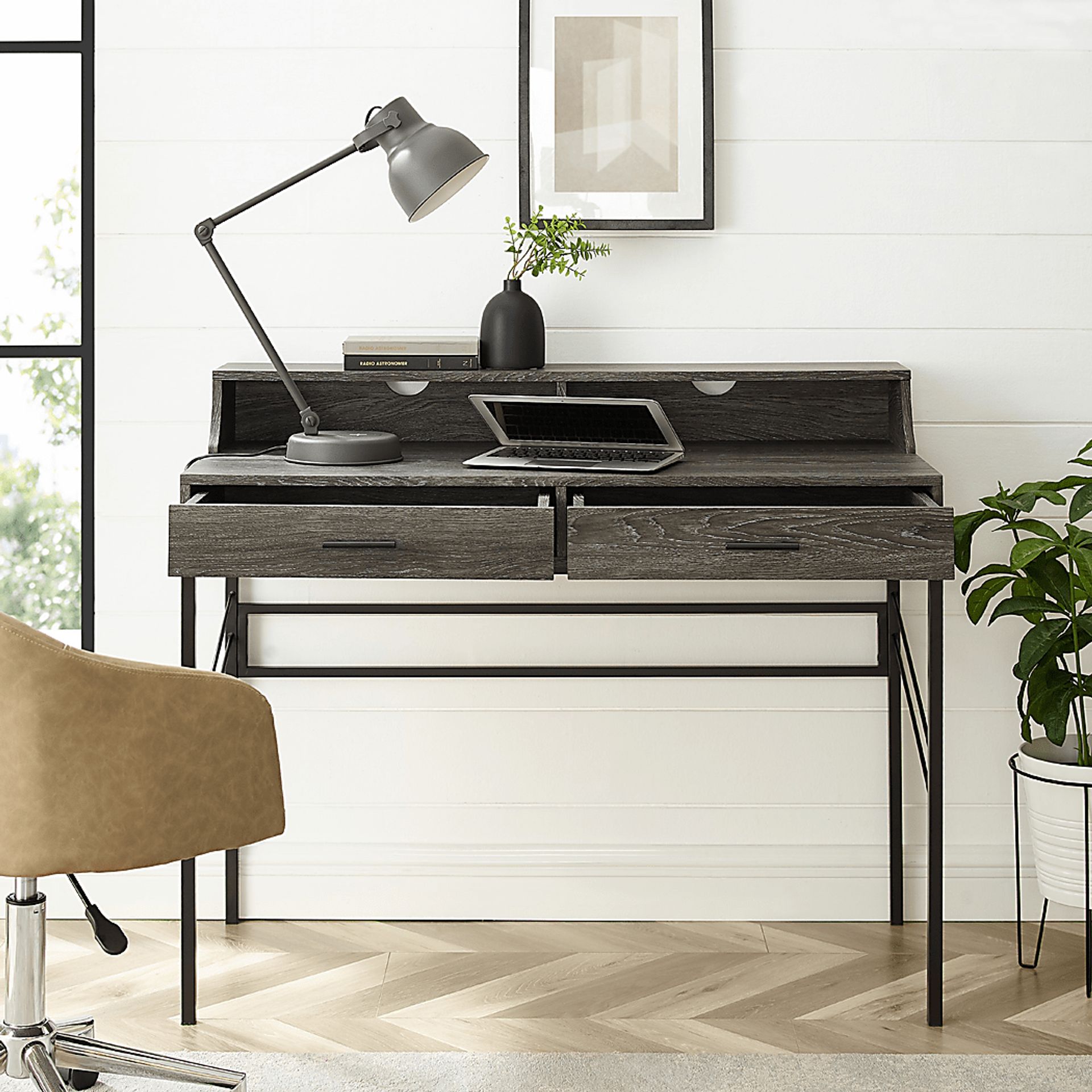 Folmsbee Gray Desk - Image 5