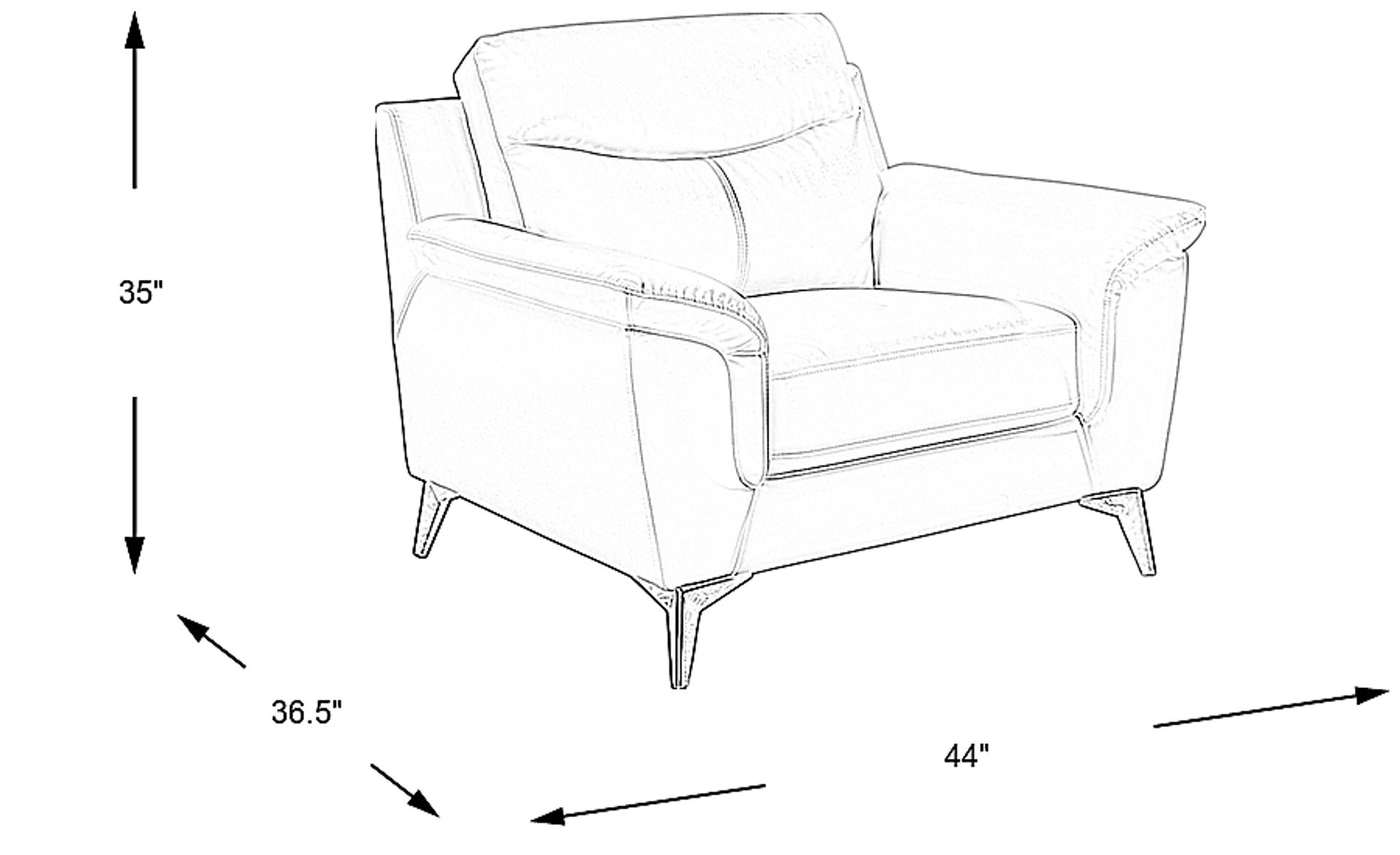 Dimension Image. Please refer to the Dimension Tab on this page for dimension details.
