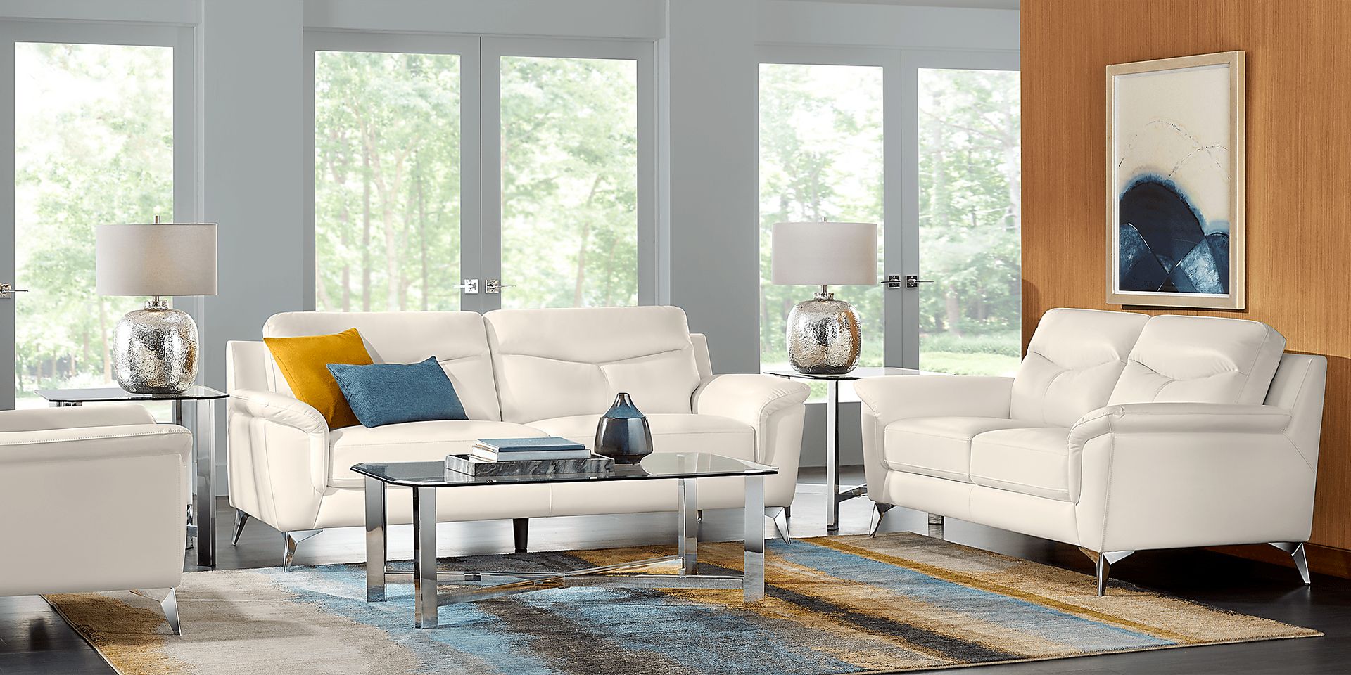 Rooms to go white sofa discount