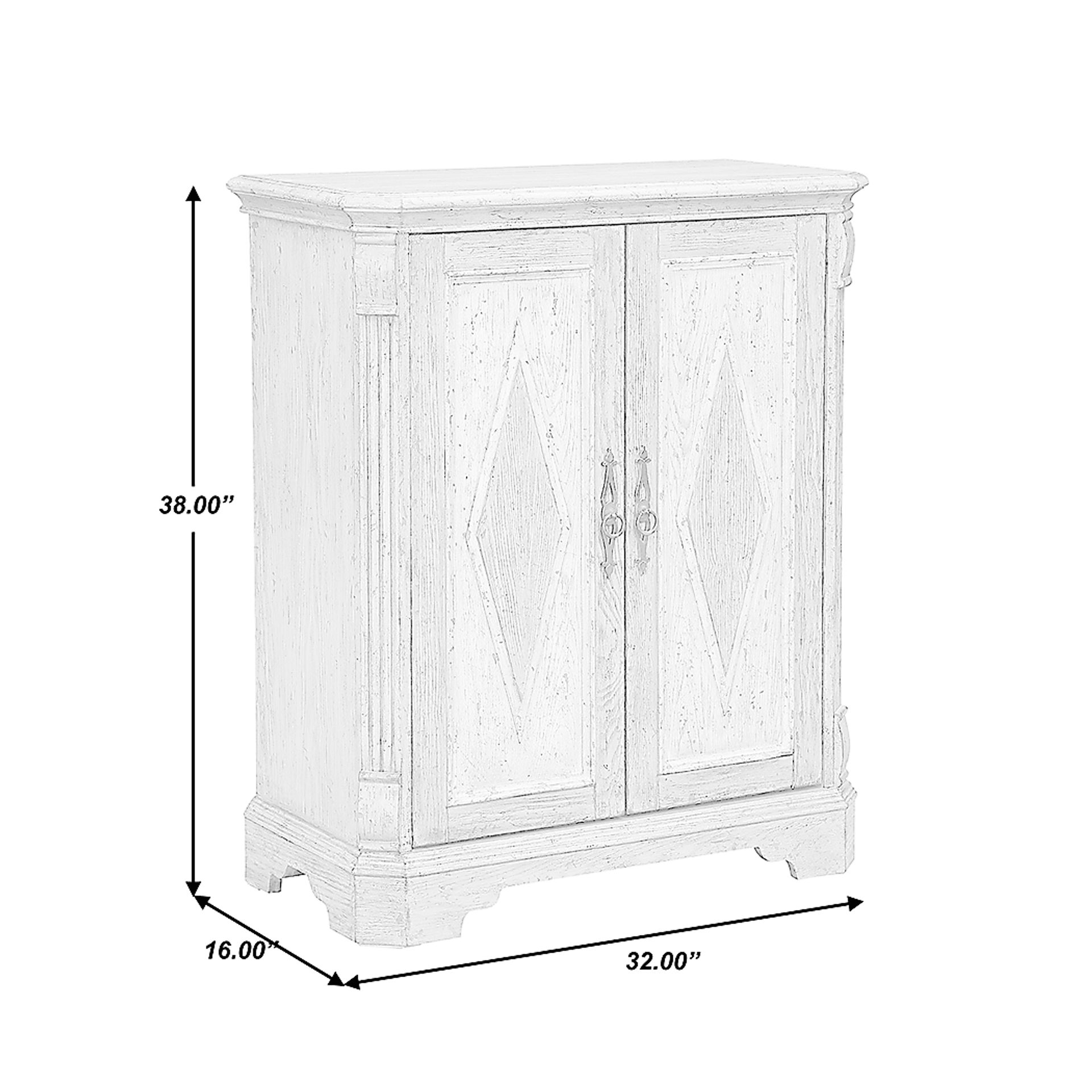 Fonella Gray Wine Cabinet - Image 9