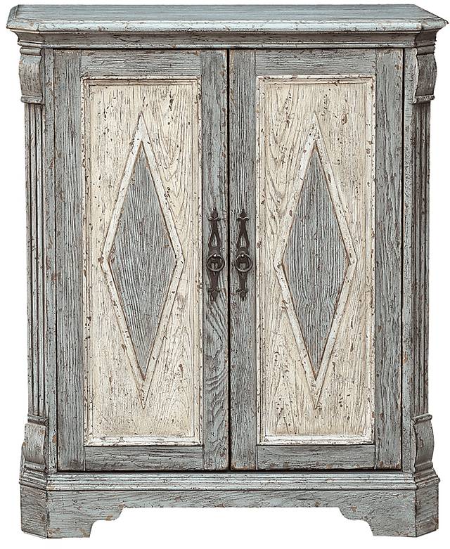 Fonella Gray Wine Cabinet - Thumbnail - Image 1