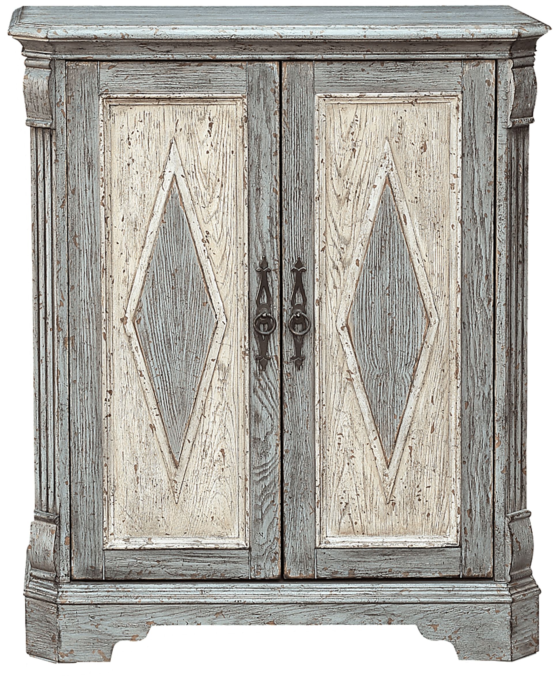 Fonella Gray Wine Cabinet - Image 1