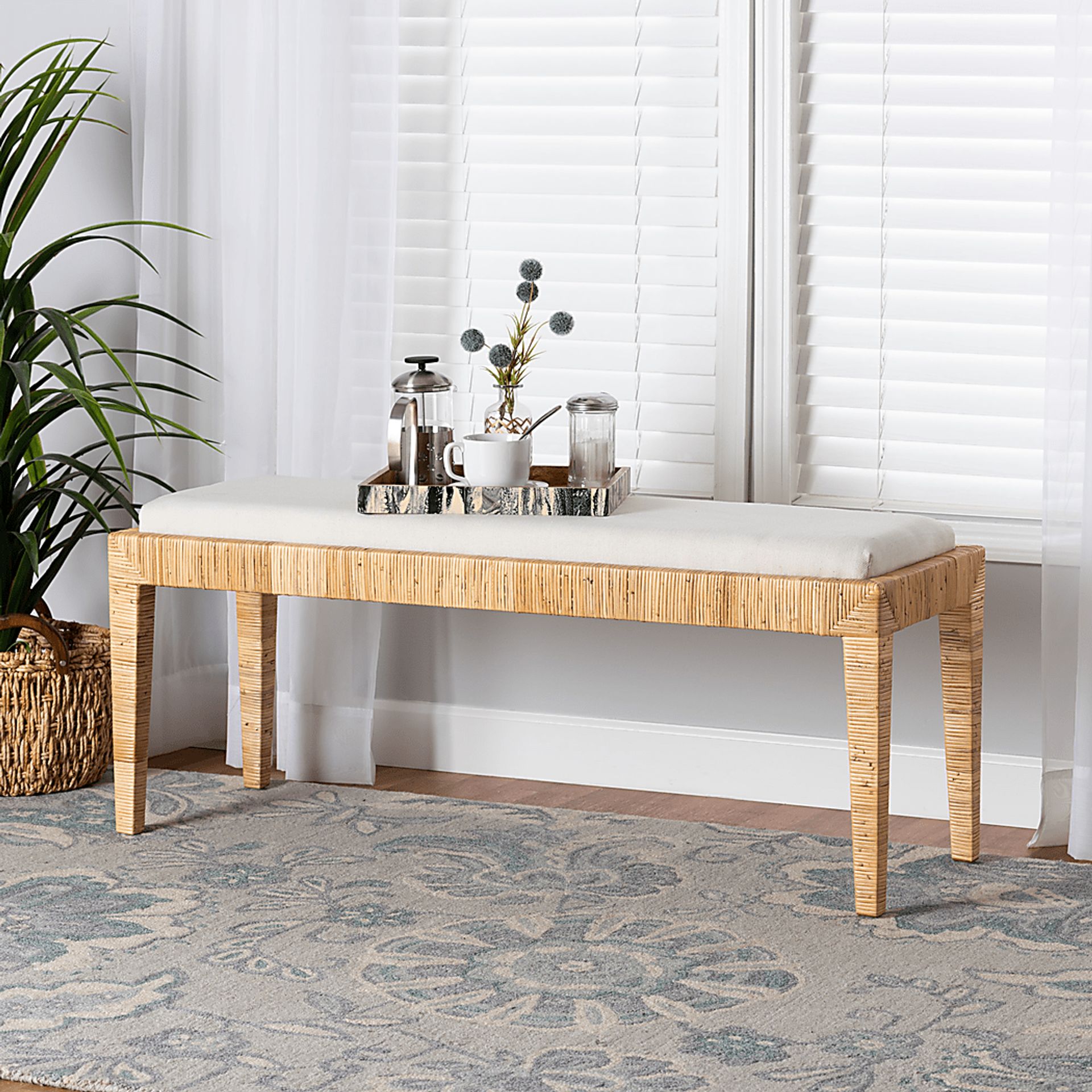 Fonnesbeck Brown Long Bench - Image 2