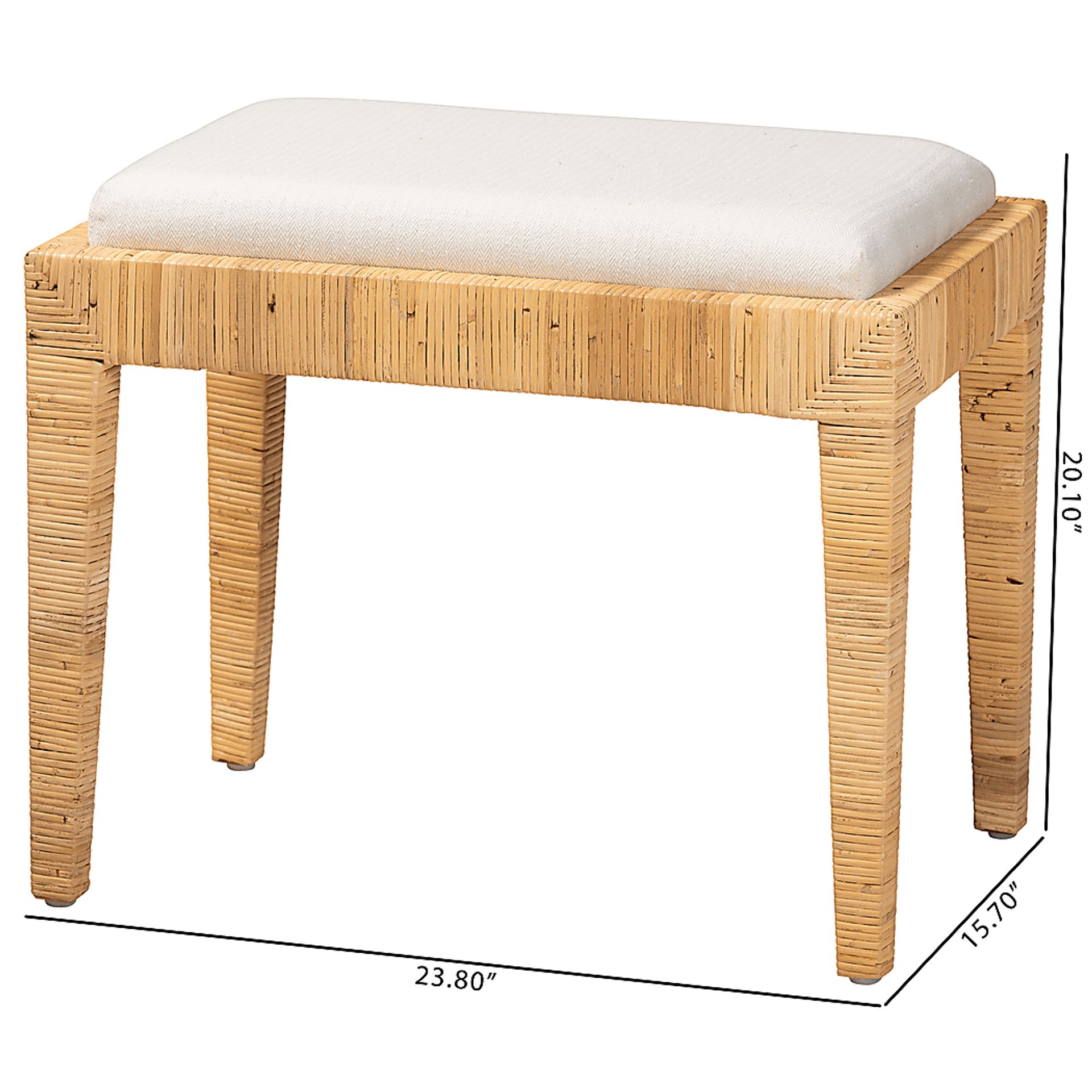 Fonnesbeck Brown Short Bench - Image 7