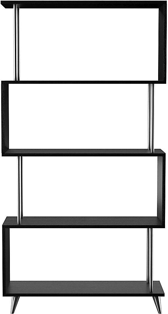 Fontenot Black Bookcase - Thumbnail 2