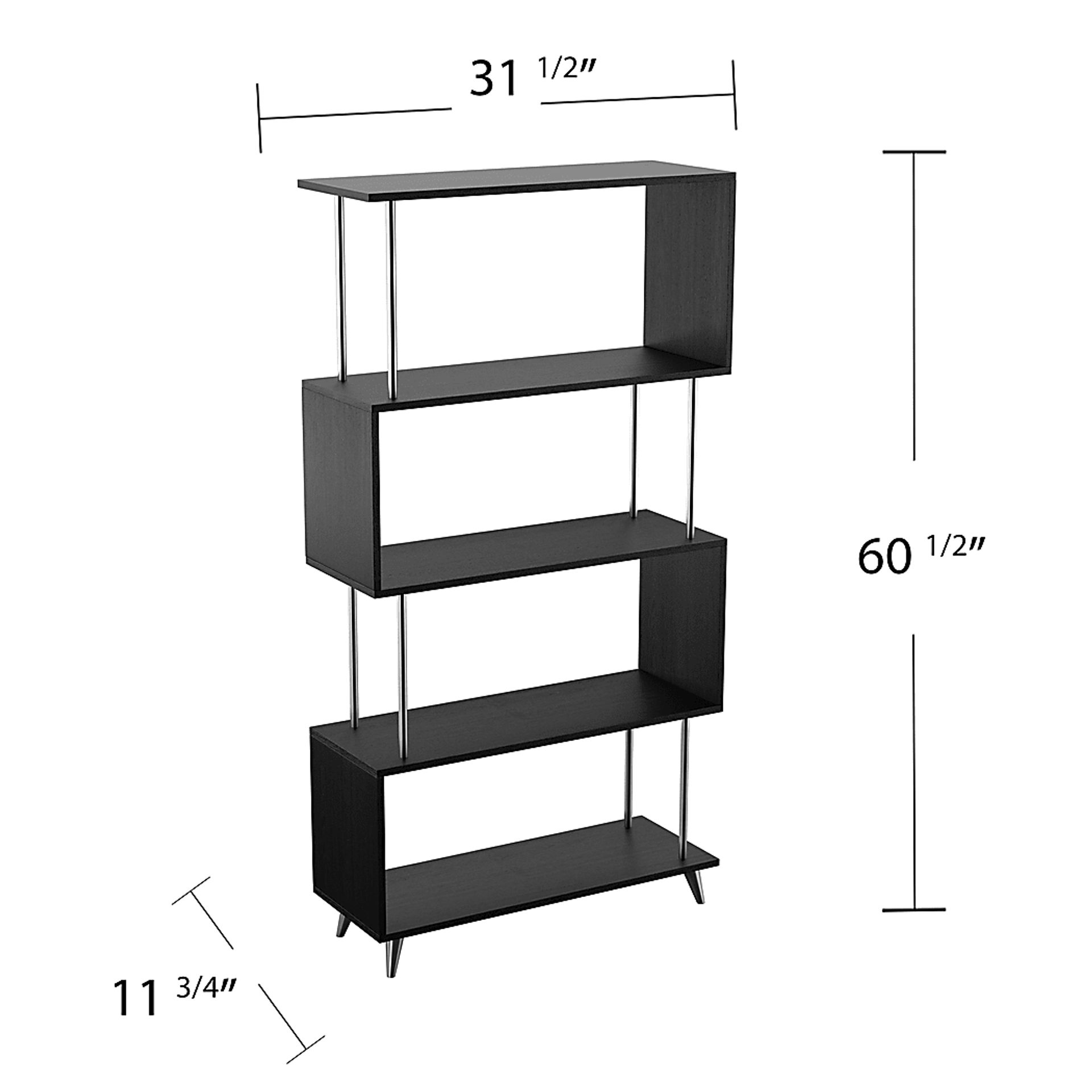 Fontenot Black Bookcase - Image 9
