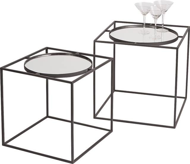 Fonzarelli Black Set of 2 Nesting Tables - Thumbnail - Image 1