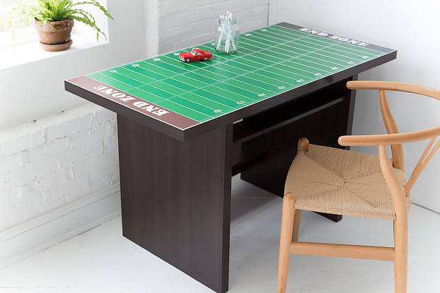 Football Field Green Desk with Drawer - Thumbnail - Image 2