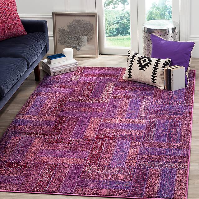 Forada Purple 5'1 x 7'7 Rug - Thumbnail - Image 4