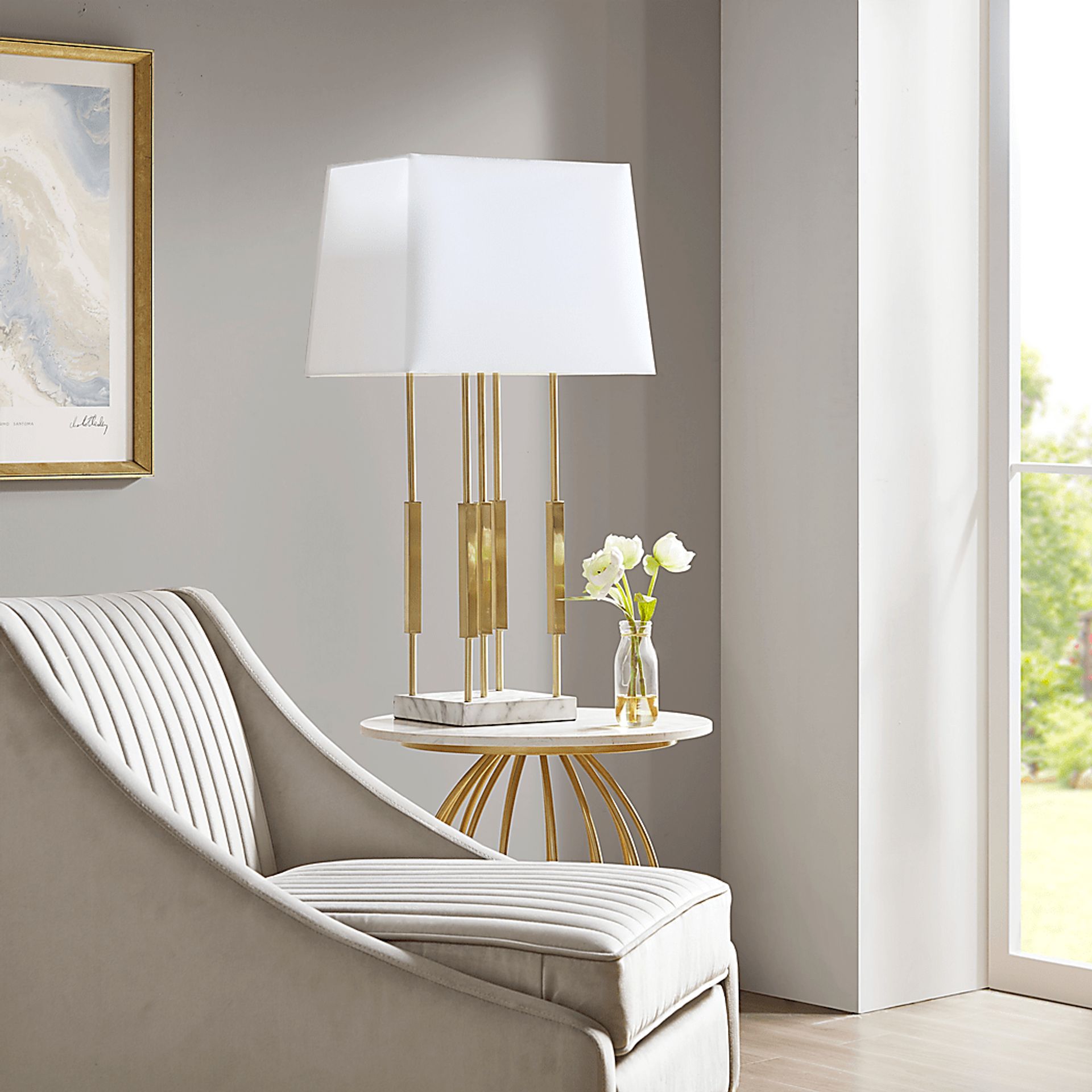 Forde Park Gold Lamp - Image 2