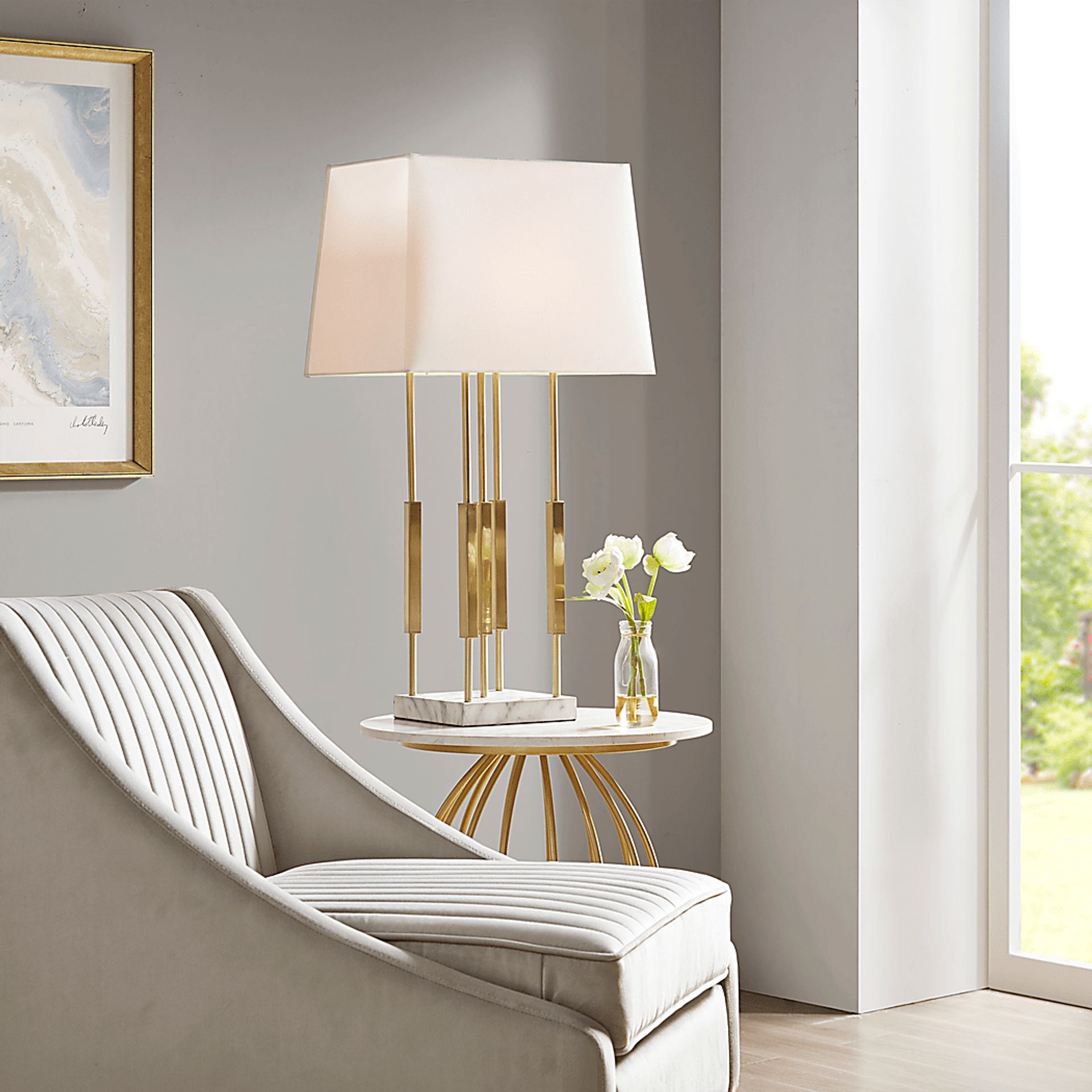Forde Park Gold Lamp - Image 7
