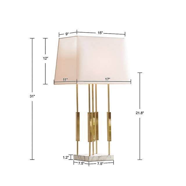 Forde Park Gold Lamp - Thumbnail - Image 10