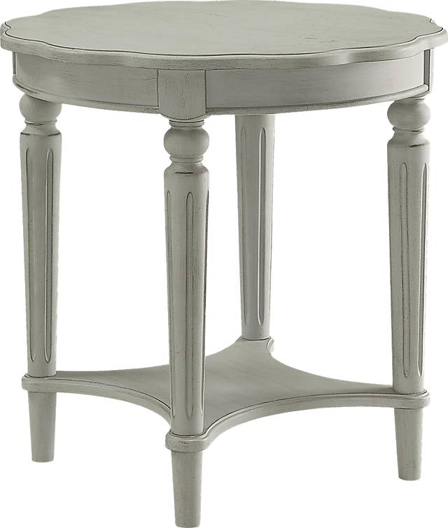 Fordon Light Gray Accent Table - Thumbnail - Image 1