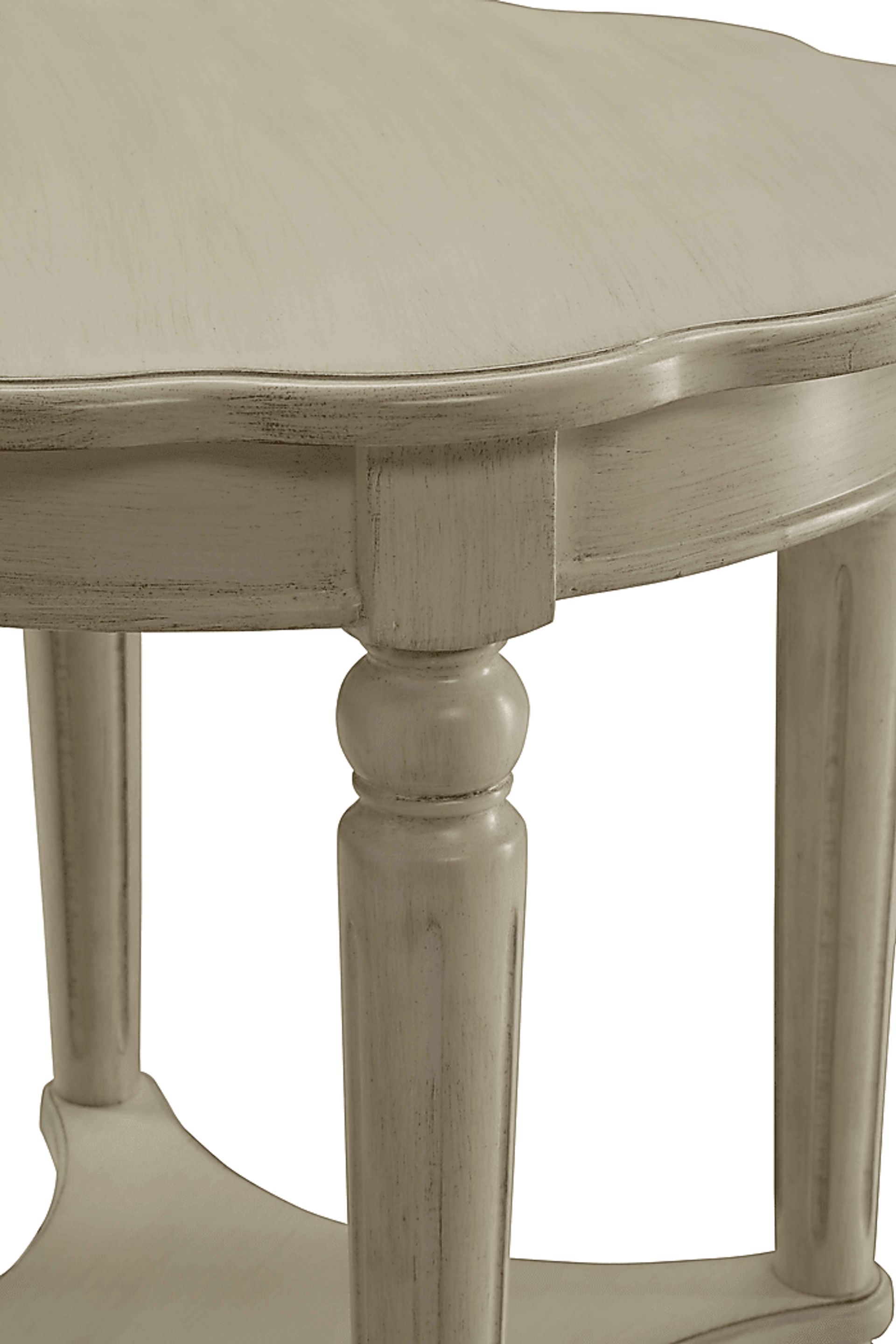 Fordon White Accent Table - Image 2