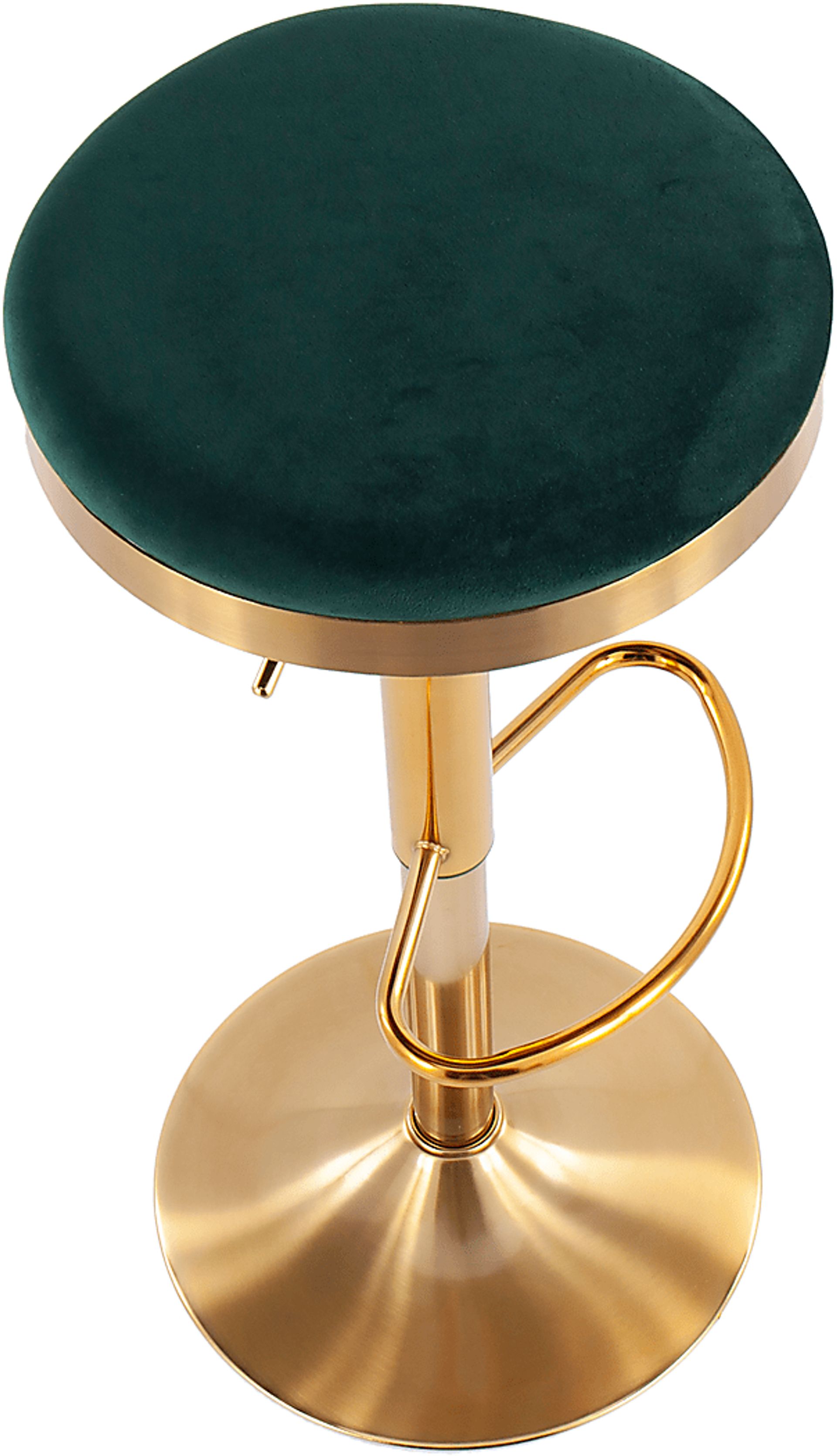 Foremere Green Swivel Barstool, Set of 2 - Image 3