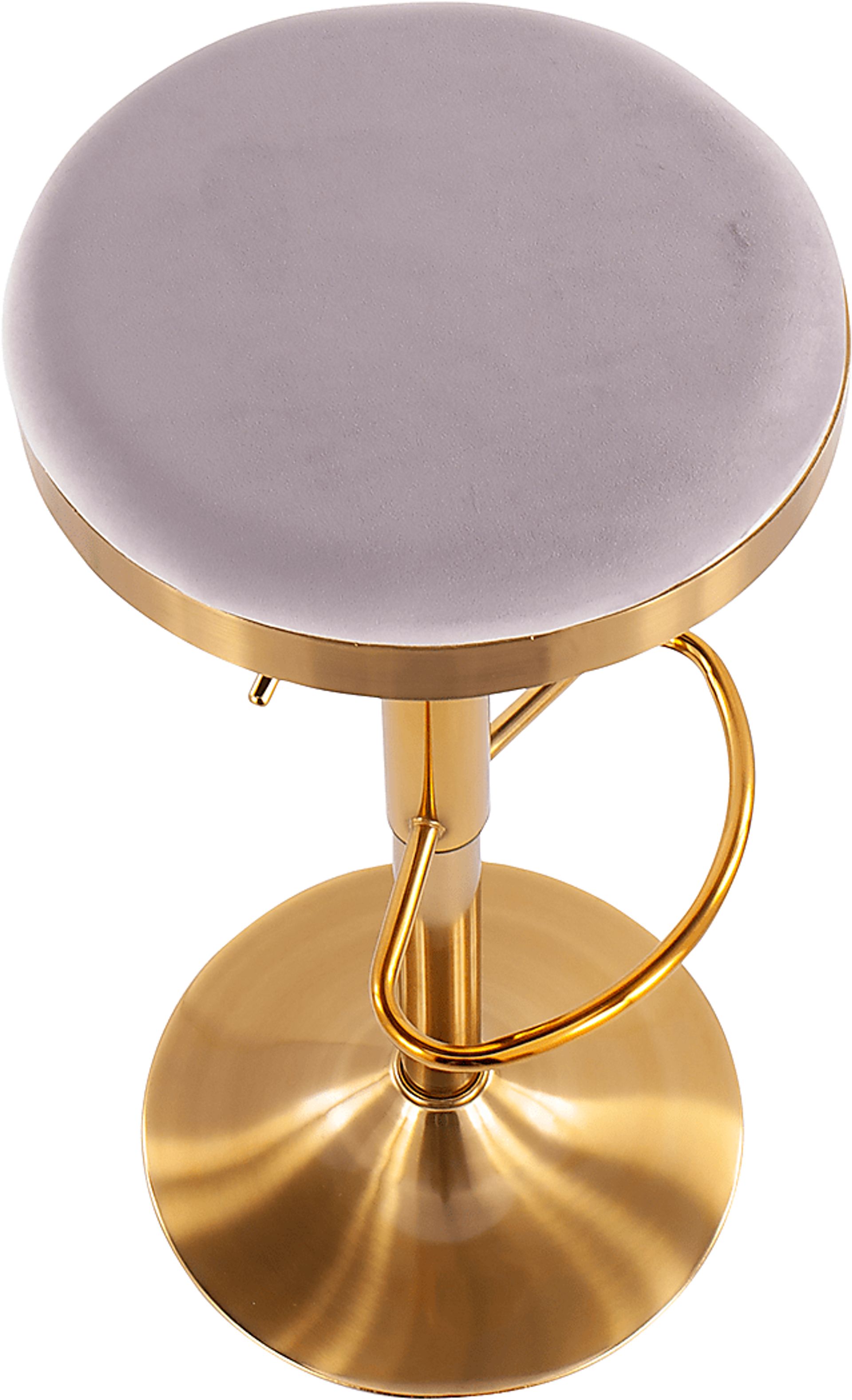 Foremere Silver Swivel Barstool, Set of 2 - Image 4