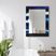 Foreson Blue Wall Mirror