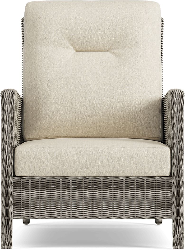 Forest Hills Gray Outdoor Club Chair - Thumbnail 2