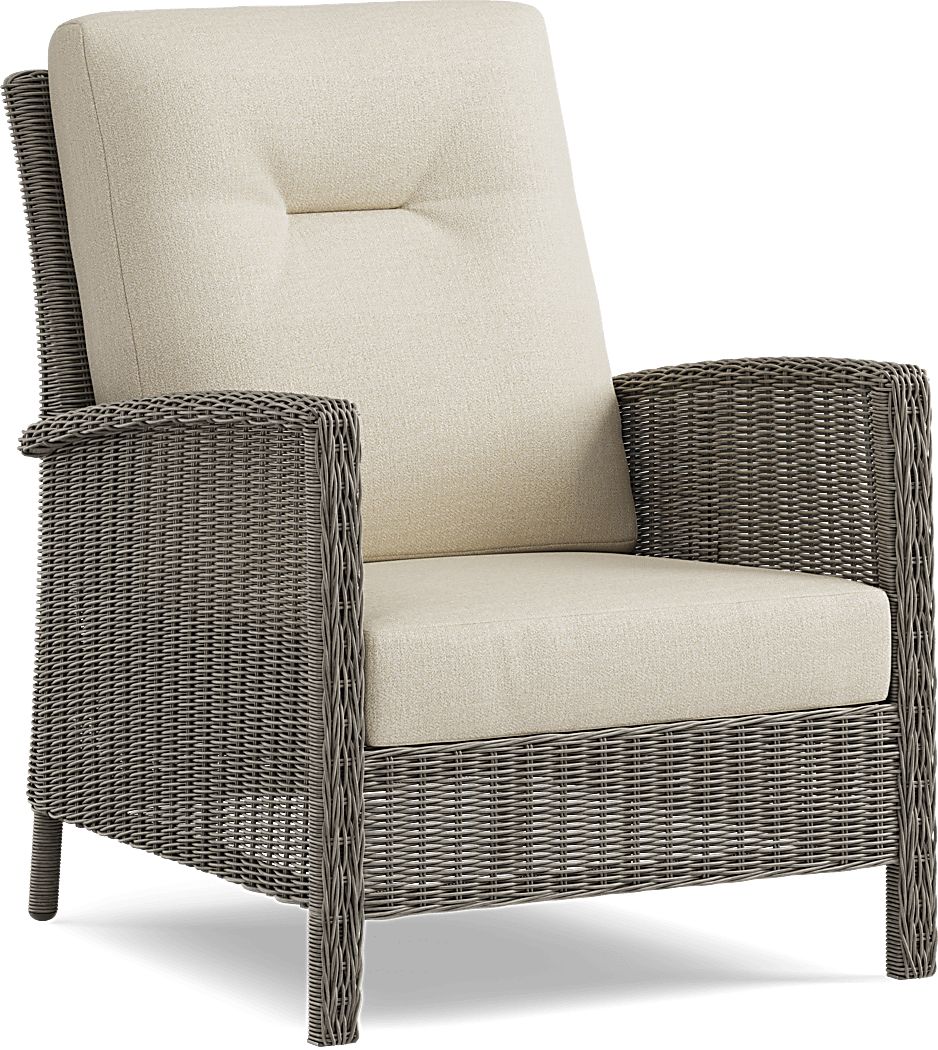 Forest Hills Gray Outdoor Club Chair