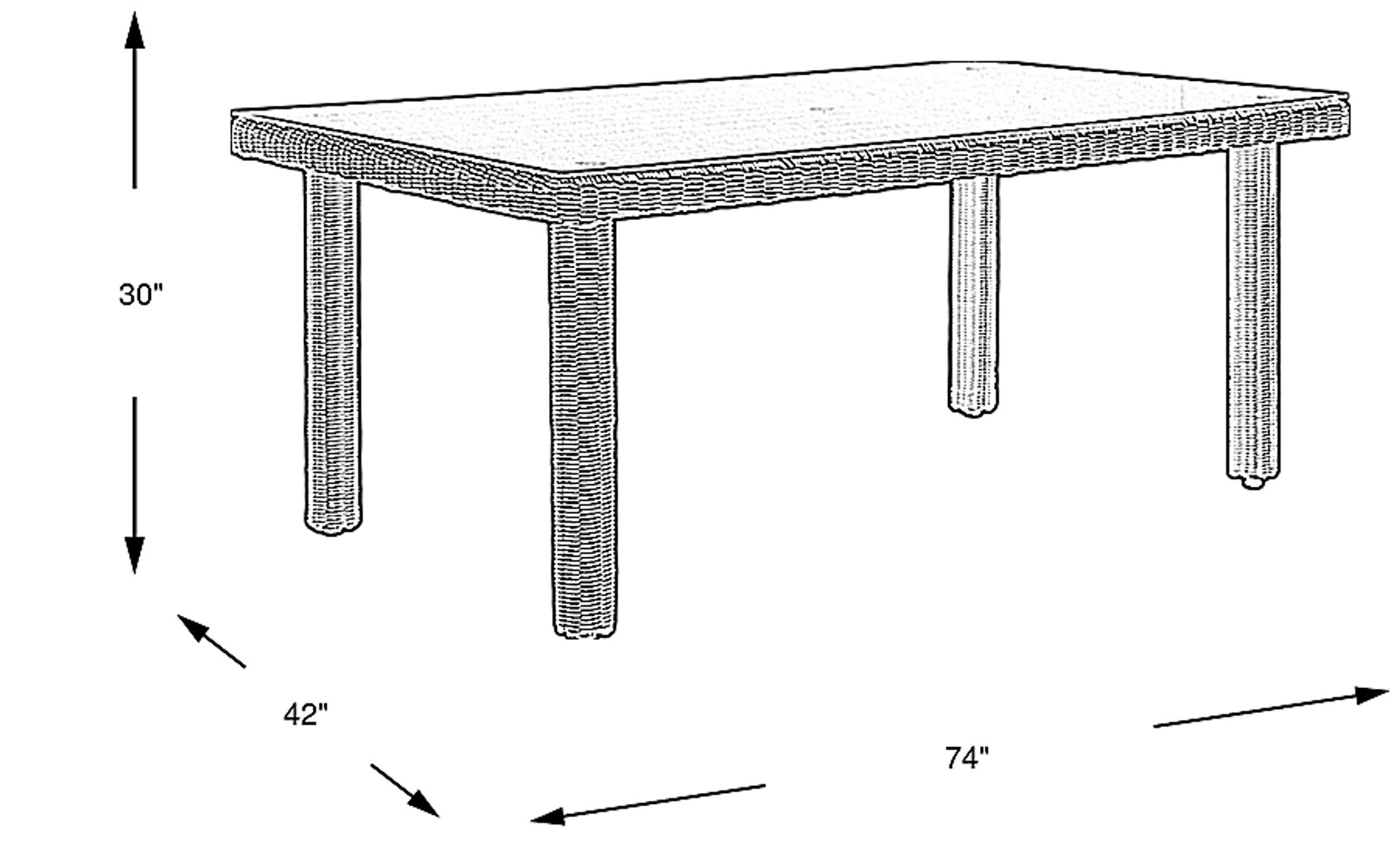 Dimension Image. Please refer to the Dimension Tab on this page for dimension details.