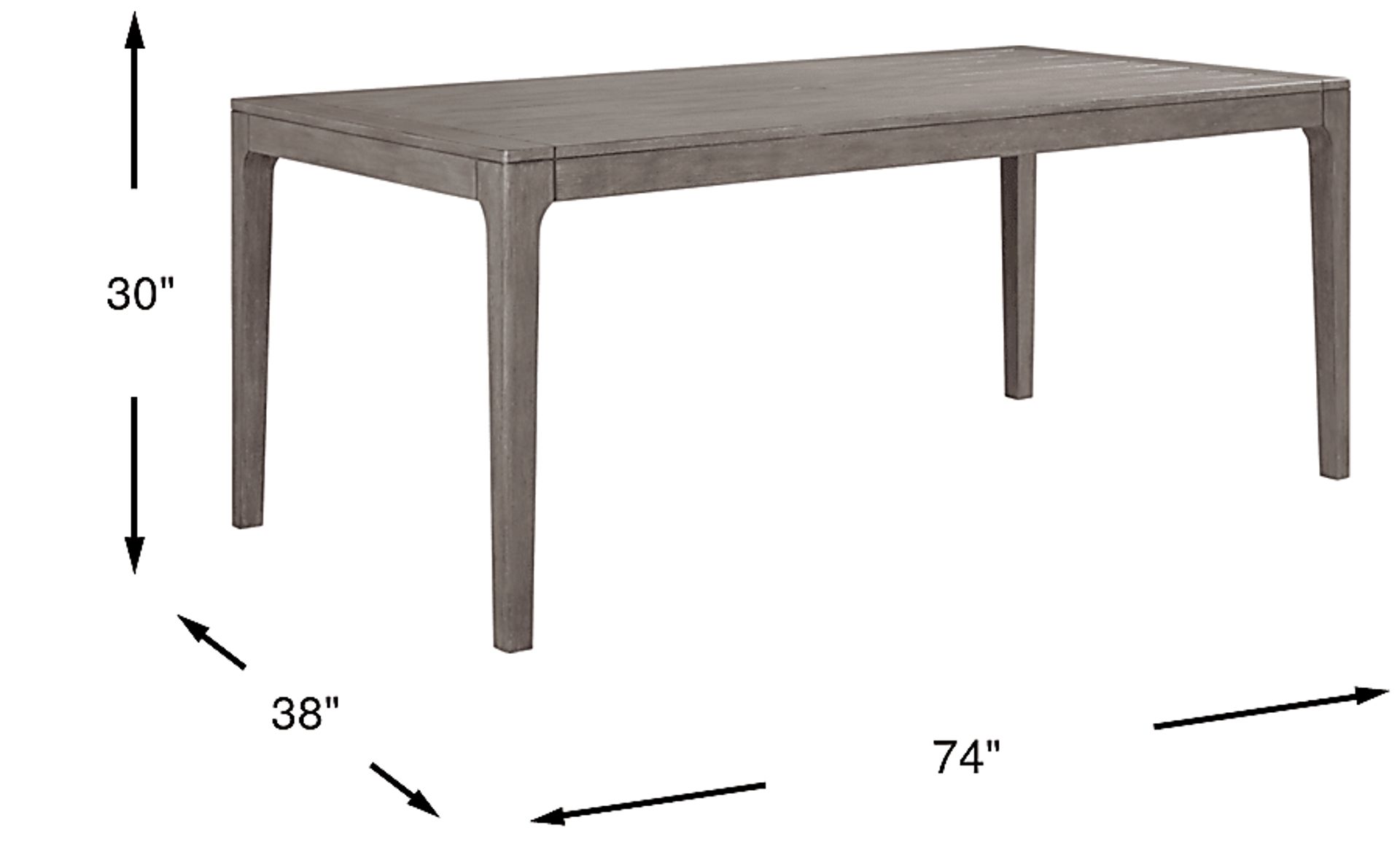 Dimension Image. Please refer to the Dimension Tab on this page for dimension details.