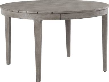round wood dining table