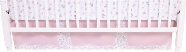 Forest Pals Pink 4 Pc Baby Bedding Set - Thumbnail - Image 4