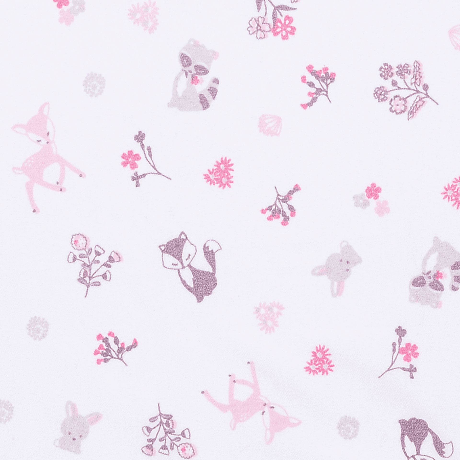 Forest Pals Pink 4 Pc Baby Bedding Set - Image 5