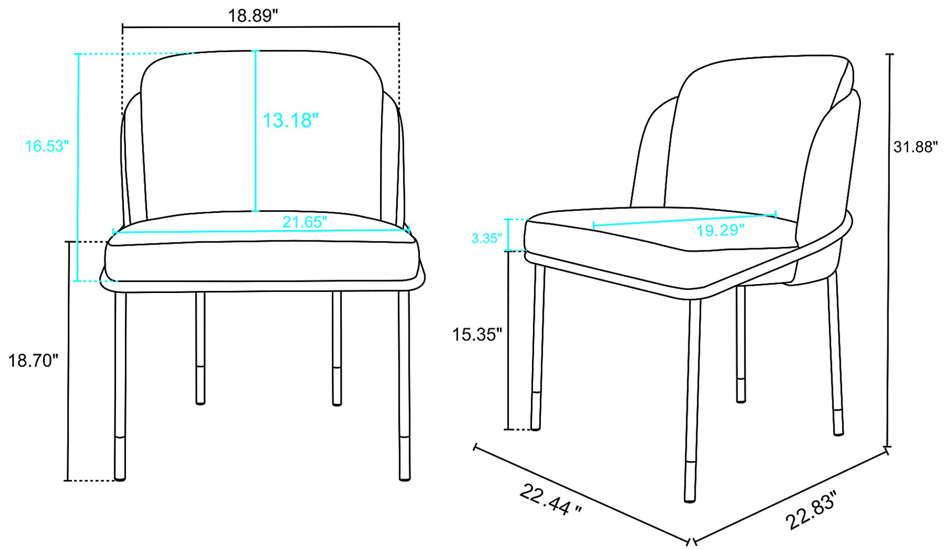 Forestair Beige Side Chair - Image 9