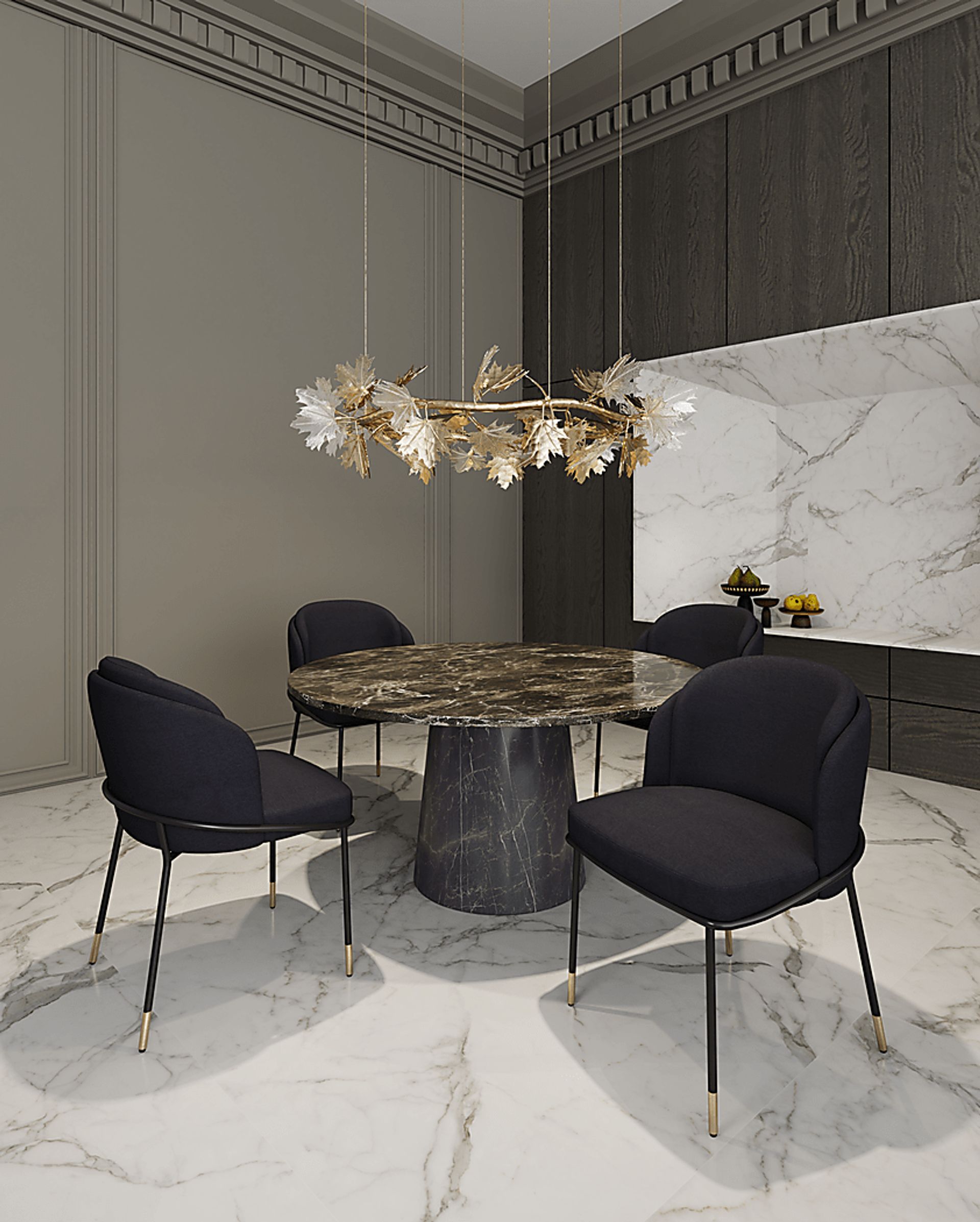 Forestair Black Side Chair - Image 2