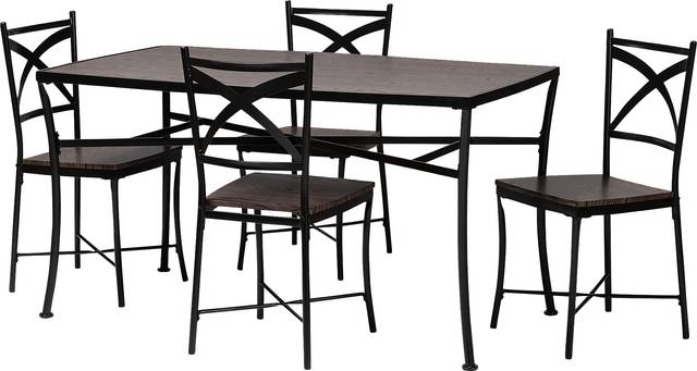 Forestdale Brown 5 PC Rectangle Dining Set - Thumbnail - Image 1