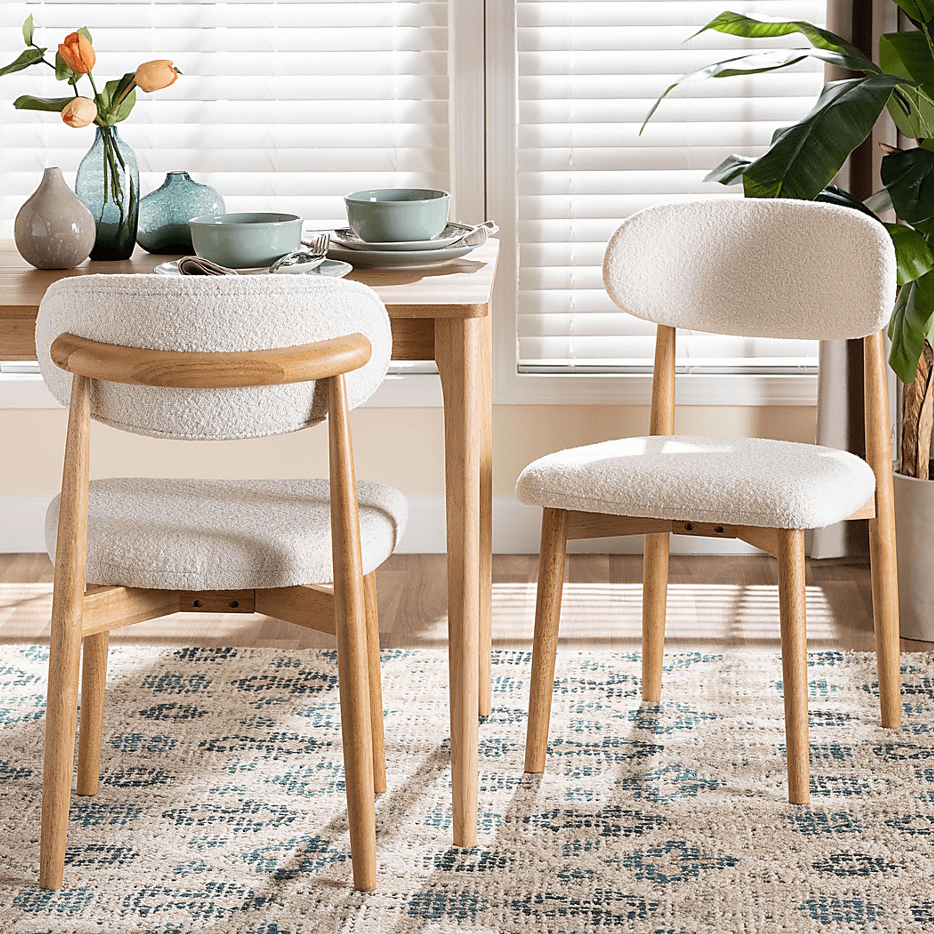 Forestics White Dining Chair, Set of 2 - Image 2