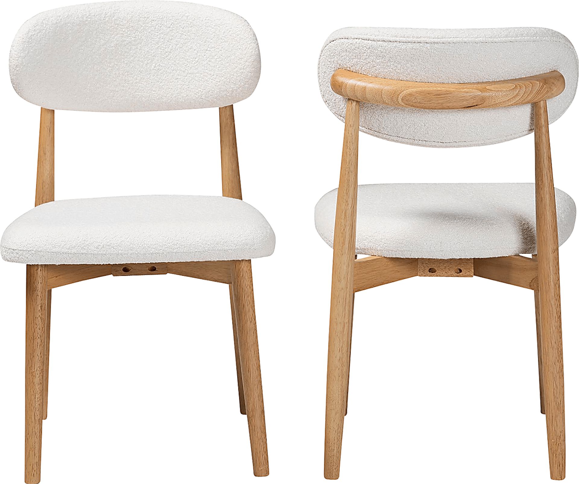 Forestics White Dining Chair, Set of 2 - Image 3